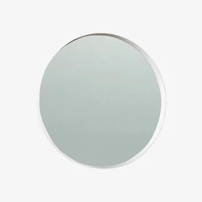 Nordic Nest Scherlin Mirror 9 White Ø80 cm