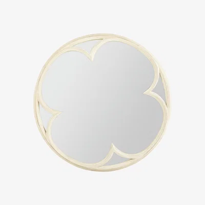 OKA Clover Mirror - Distressed Grey