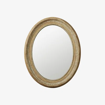 OKA Small Killarney Mirror - Distressed Green