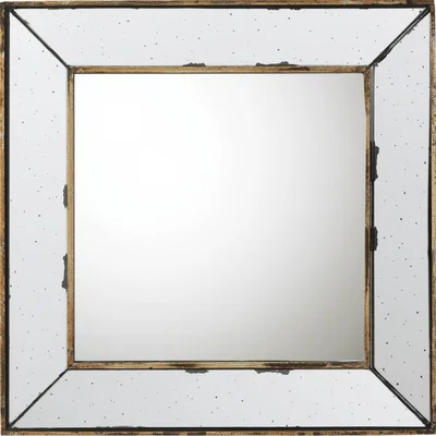 OKA OKA, Square Versailles Mirror - Glass, Mirrors, Metal