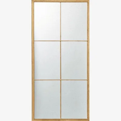 OKA OKA, Ventana Mirror - Antique Gold, Mirrors, Glass/Metal