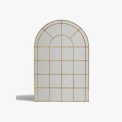 OKA OKA, Palladian Mirror - Gold, Mirrors, Glass/MDF Wood