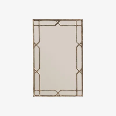 OKA Kirsti Mirror - Antique Silver