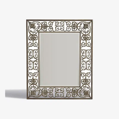 OKA OKA, Marguerite Mirror - Iron, Mirrors, Glass/Iron/MDF Wood/Resin