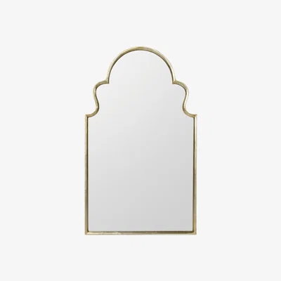 OKA OKA, Tipperary Mirror - Antique Gold, Mirrors, Glass/Metal