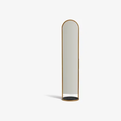 OKA Hark Standing Mirror - Marble/Brass