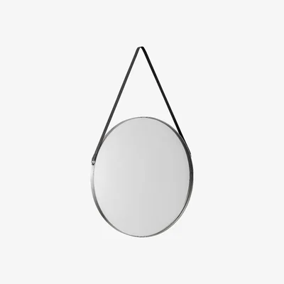 Oak&More Opera Round Pewter Mirror