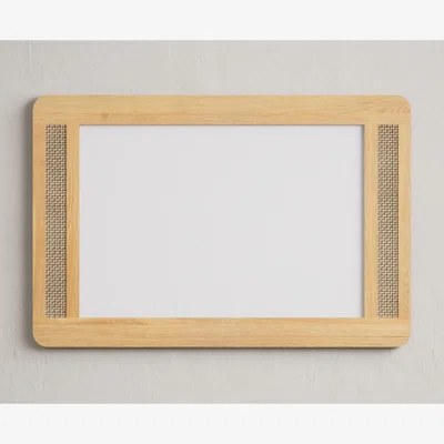 Oak&More Oak Rattan Wall Mirror