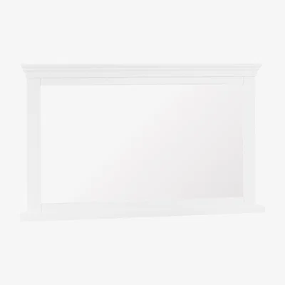 Oak&More Brooklyn White Wall Mirror