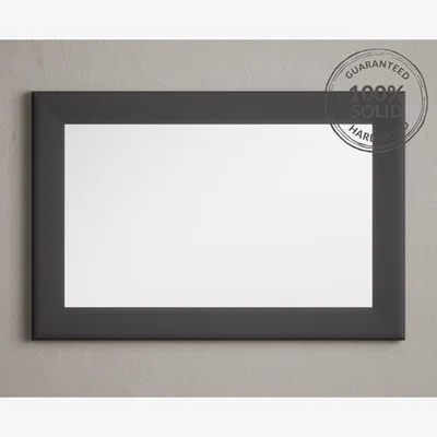 Oak&More Charcoal Grey painted 90cm Wall Mirror