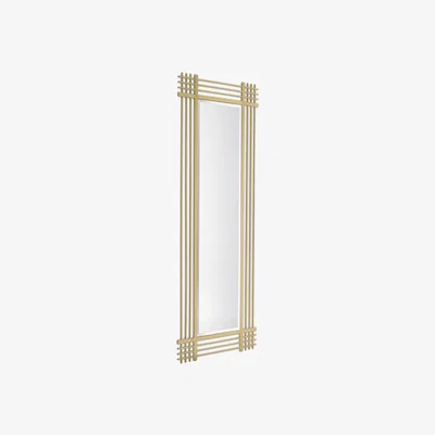 Olivia's Eichholtz Pierce Rectangular Mirror in Brushed Brass