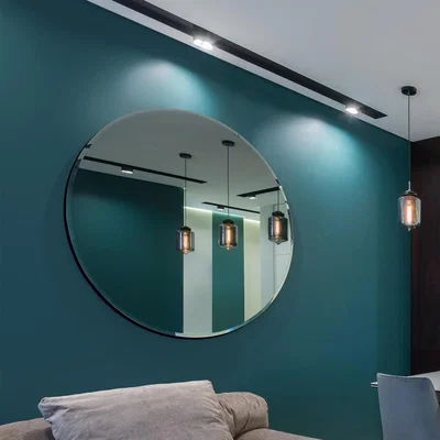 Olivia's Olivia's Aston Bevelled Glass Round Mirror - 120 x 120cm