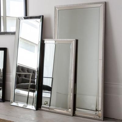 Olivia's Gallery Direct Palma Mirror / Silver / Leaner