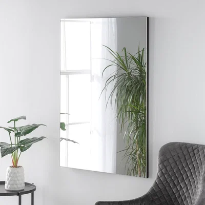 Olivia's Olivia's Minimal Rectangular Mirror in Black - 100x70cm