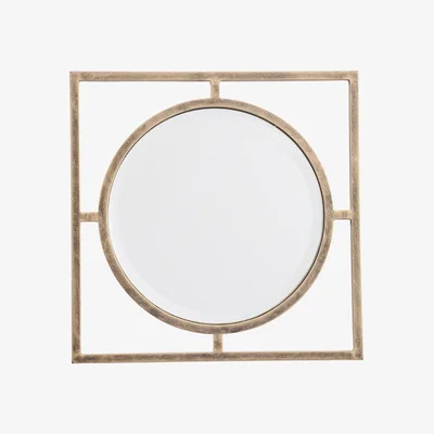 Olivia's Libra Occtaine Square Link Wall Mirror