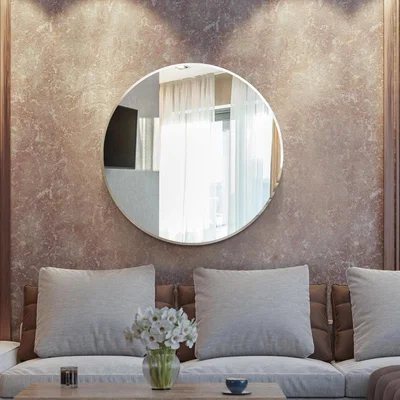 Olivia's Olivia's Aston Bevelled Glass Round Mirror - 110 x 110cm
