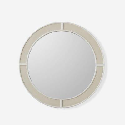 Olivia's Andrew Martin Alice Wall Mirror White Round