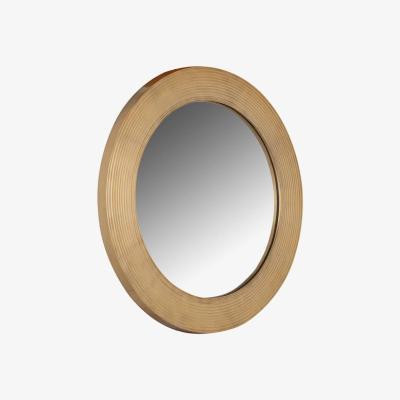 Olivia's Richmond Morse Gold Round Wall Mirror
