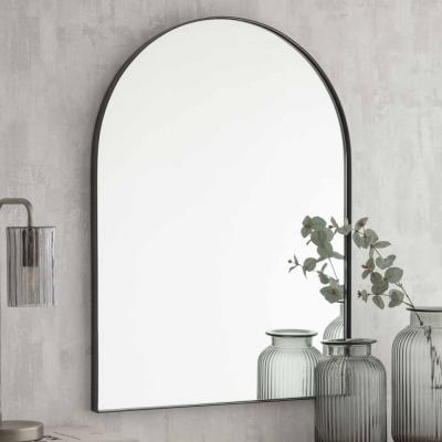 Olivia's Garden Trading Arched Wall Mirror Black