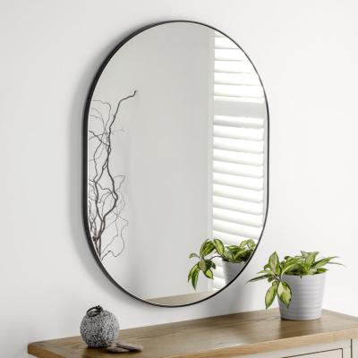Olivia's Olivia's Mali Oval Wall Mirror in Black