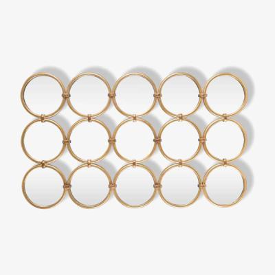 Olivia's Richmond Coley Gold Round Wall Mirror