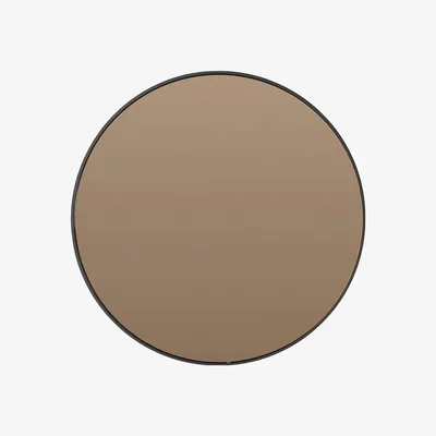 Olivia's Light & Living Espejo Wall Mirror Brown Glass / Small