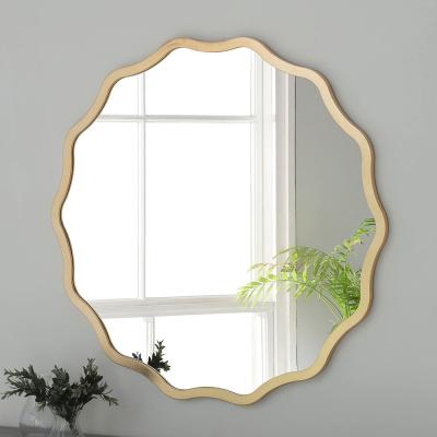 Olivia's Olivia's Rowan Round Wall Mirror in Gold / 90 x 90