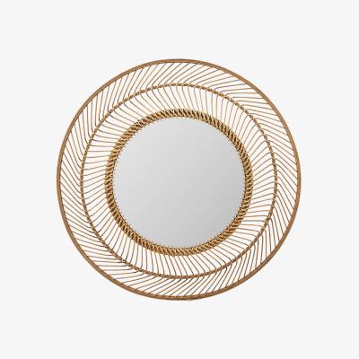 Olivia's Olivia's BoBo Bamboo Round Wall Mirror Large