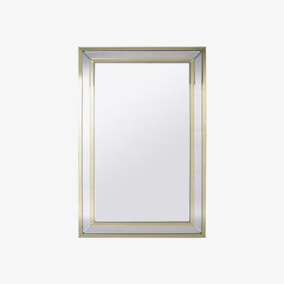 Olivia's Libra Champagne And Silver Rectangular Mirror | Outlet