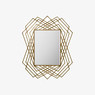 Olivia's Gallery Interiors Specter Rectangle Mirror in Gold