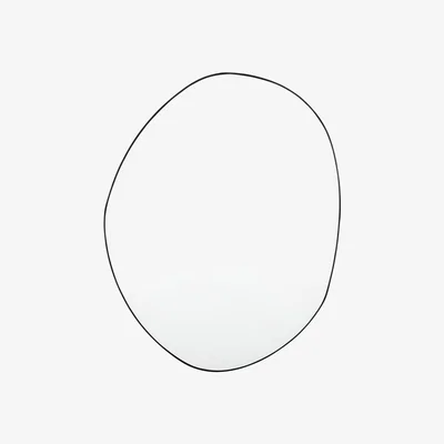 Olivia's Gallery Interiors Hercules Wall Mirror in Black / Large