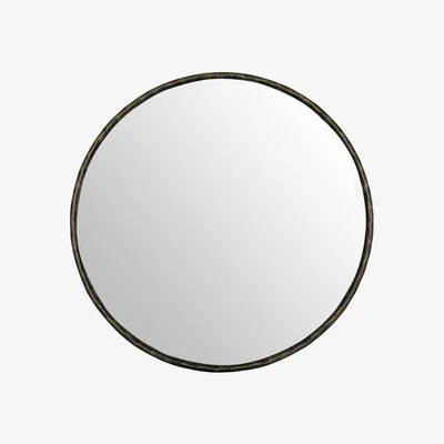 Olivia's Libra Interiors Patterdale Wall Mirror Dark Bronze Finish