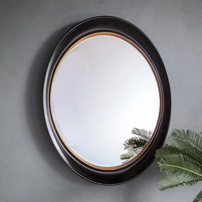 Olivia's Gallery Direct Fiddock Mirror Black and Gold