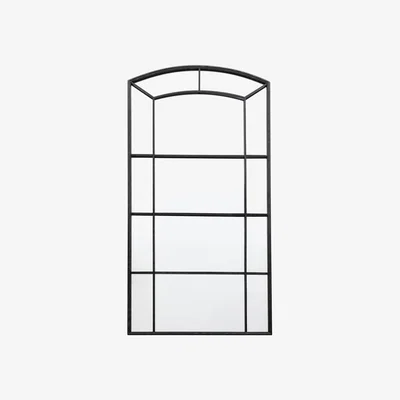 Olivia's Gallery Interiors Shurrock Wall Mirror in Black 80x150cm
