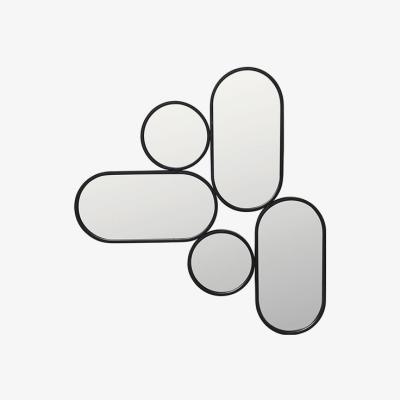 Olivia's Broste Copenhagen Parko Wall Mirror Clear/Black