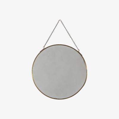 Olivia's Gallery Interiors Crawford Mirror Round Antique Brass