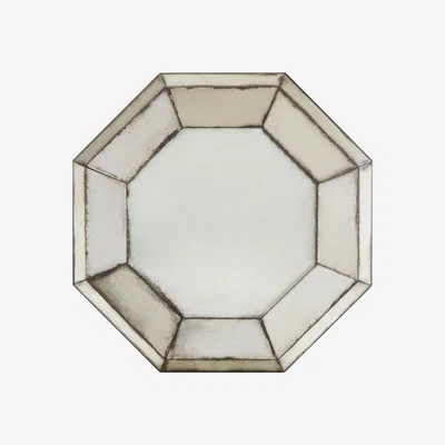 Olivia's Olivia's Ray Wall Mirror 3D Octagonal Silver / Silver