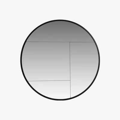 Olivia's Libra Harston Wall Mirror Black