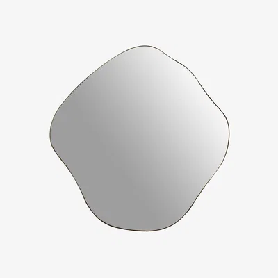 Olivia's Libra Organic Wall Mirror Aged Champagne / Small