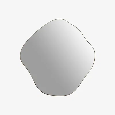 Olivia's Libra Luxurious Glamour Collection - Organic Wall Mirror Aged Champagne / Medium