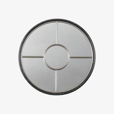Olivia's Gallery Interiors Ovesen Mirror Black And Silver | Outlet / Small