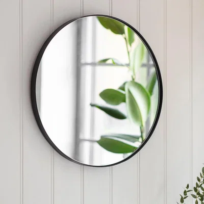 Olivia's Garden Trading Cherington Round Wall Mirror 45cm in Steel