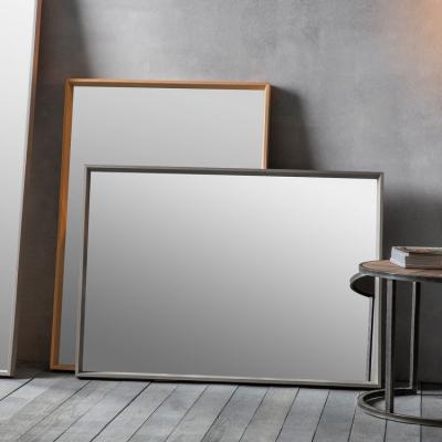 Olivia's Gallery Interiors Comet Rectangular Wall Mirror - Grey / Grey