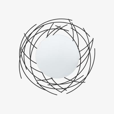Olivia's Gallery Interiors Tooting Wall Mirror in Black 60x60cm
