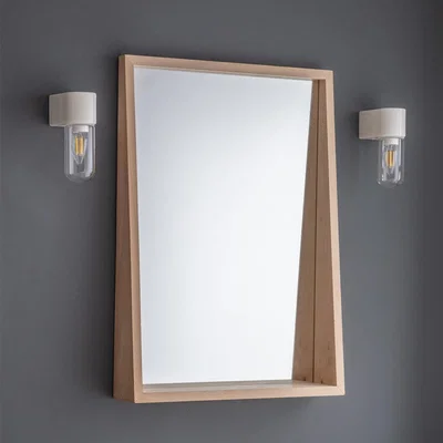 Olivia's Garden Trading Southbourne Wall Mirror in Beech
