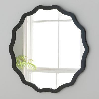 Olivia's Olivia's Rowan Round Wall Mirror in Black / 60 x 60