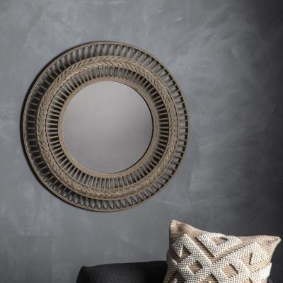 Olivia's Gallery Interiors Zenica Grey Wall Mirror