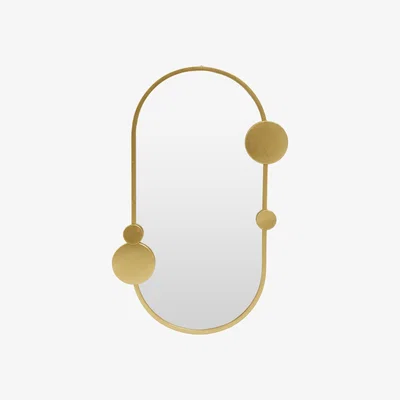 Olivia's Olivia's Flora Wall Mirror in Champagne Gold