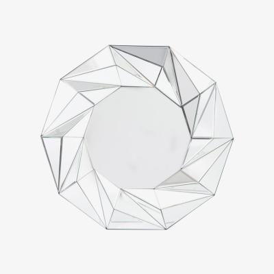 Olivia's Libra Tessellated Geometric Wall Mirror