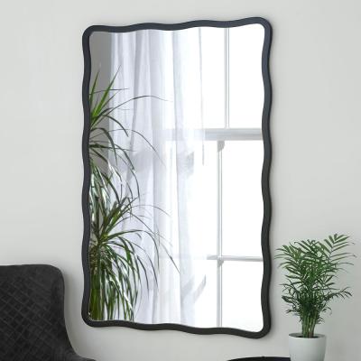 Olivia's Olivia's Rowan Rectangular Wall Mirror in Black / 120 x 80